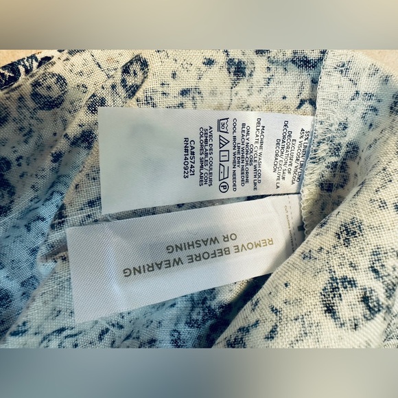 Loft White Floral Tank NWT 16 - Picture 4 of 5